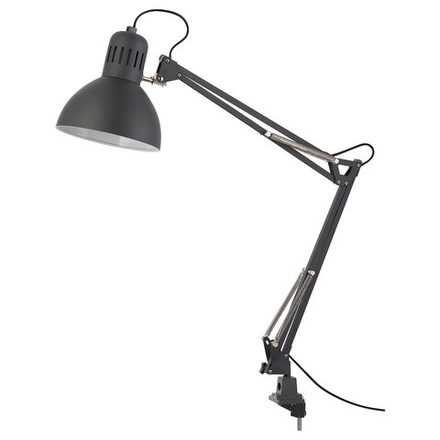 IKEA TERTIAL  (ИКЕА ТЕРТИАЛ)  -  Настольная лампа, темно-серый