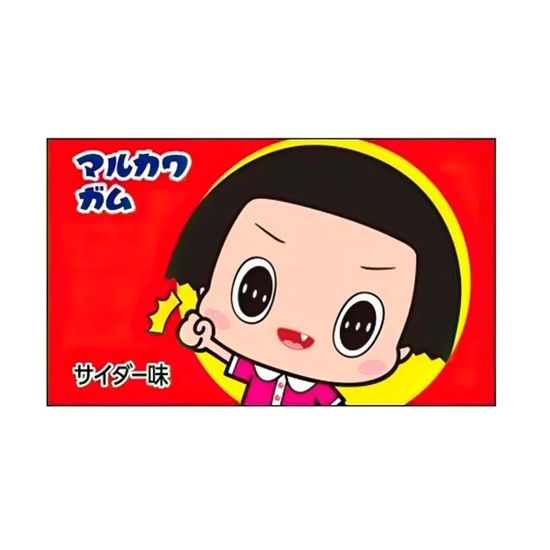 Жевательная резинка Marukawa Chiko-Chan со вкусом сидра, 5 г (Япония)