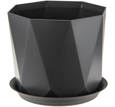 Кашпо ПРИЗМА D220мм 4,7л с поддоном М3139