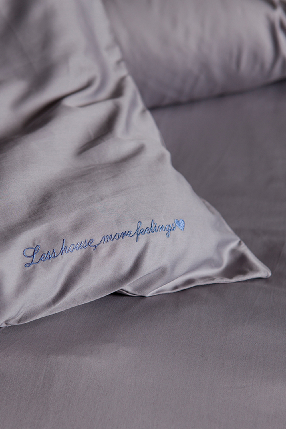 Постельное белье семейное Luxberry Daily Bedding стальное