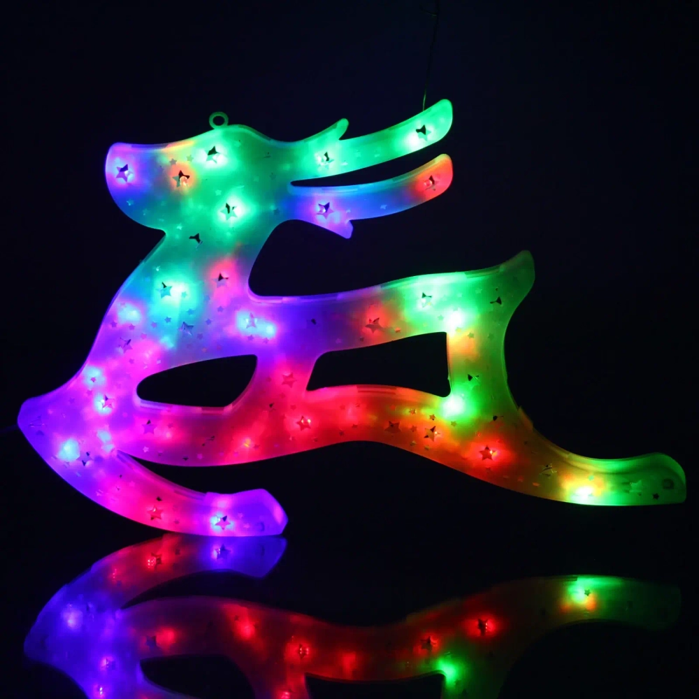 Фигура светодиодная 40см,»Олени» мультицвет