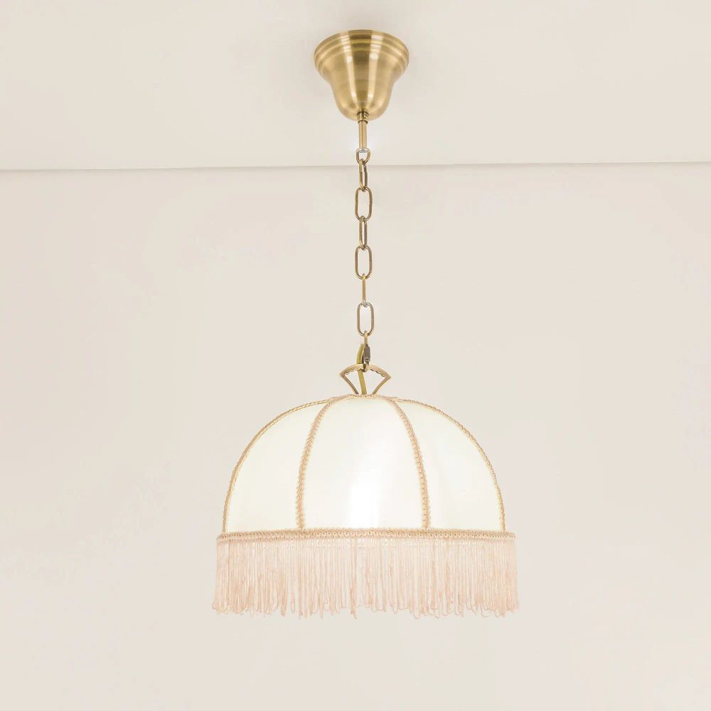 Citilux Базель CL407111 Подвесной светильник с бежевым абажуром