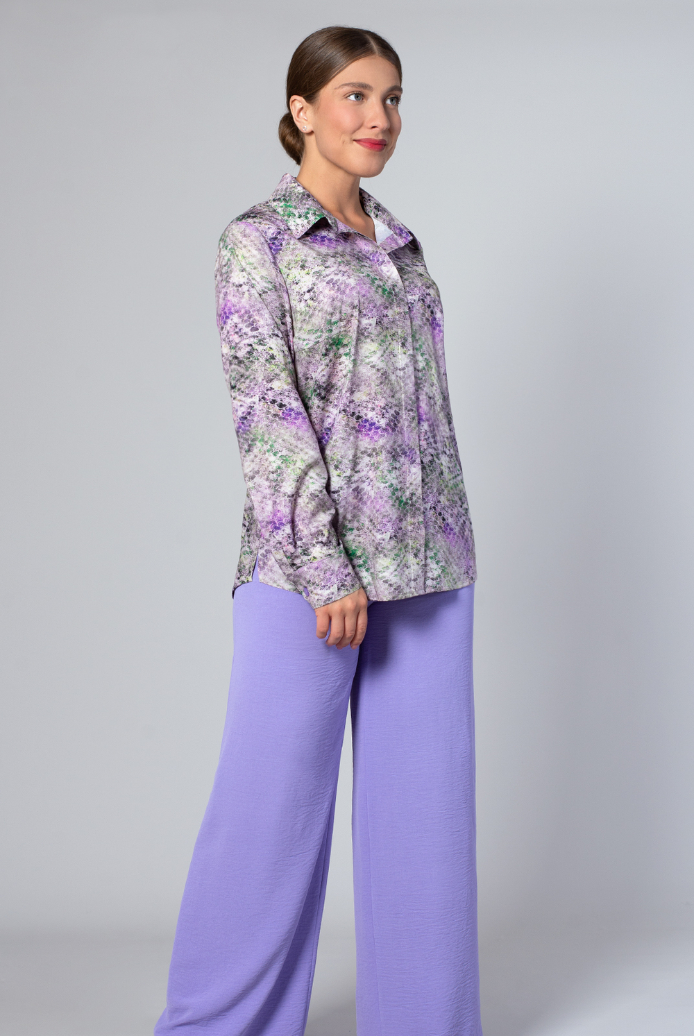 Блузка женская 3724зп, Принт #176Пра093724зп