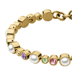 Браслет Dyrberg Kern SACHA SG PASTEL MULTI / WHITE PEARL 450096