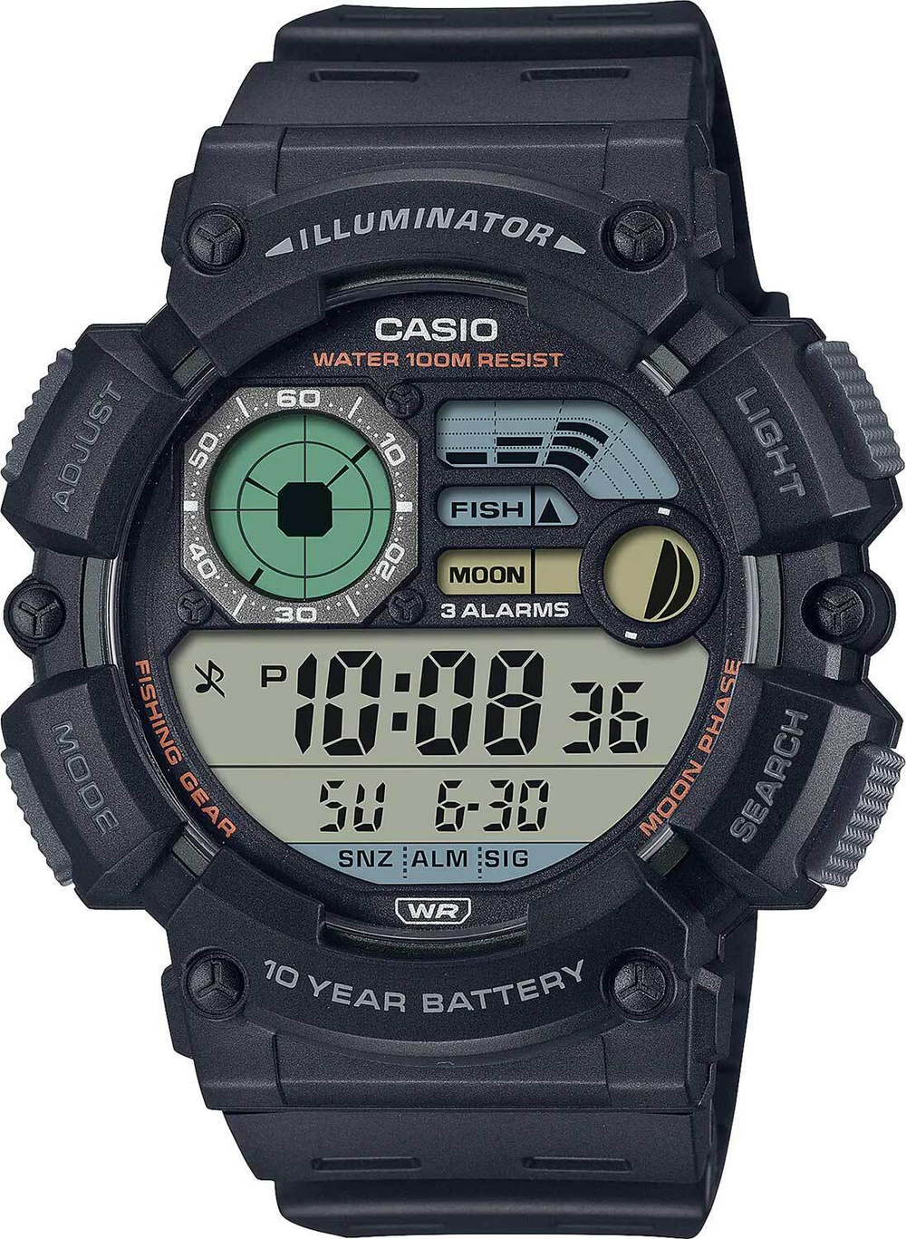 Мужские наручные часы Casio WS-1500H-1A
