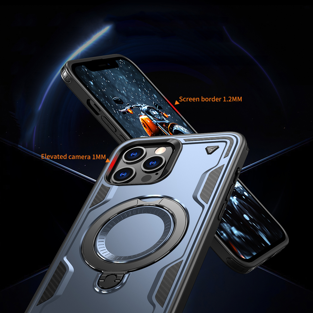 Чехол Magneto Case с кольцом для iPhone 12/12 Pro