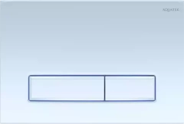Кнопка смыва Акватек KDI-0000021 белая глянцевая