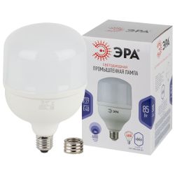 Лампа светодиодная POWER ЭРА STD LED T140-85W-6500-E27/E40 85Вт колокол холодный дневной свет Е27/Е40 | Лампы cветодиодные POWER