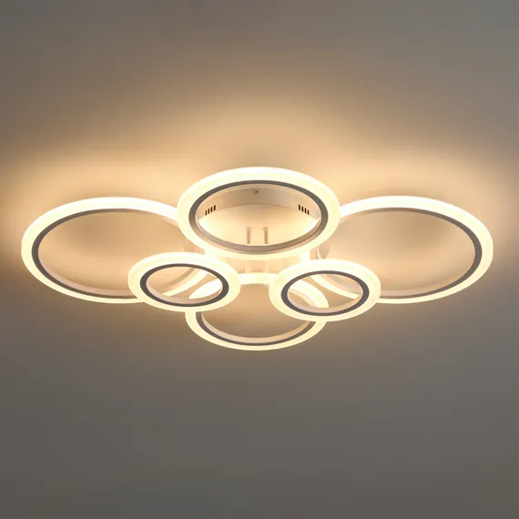 Потолочный светильник FR6199CL-L200W1 Маркет / Market 200 Вт LED с пультом ДУ Freya fr6199cl-l200w1