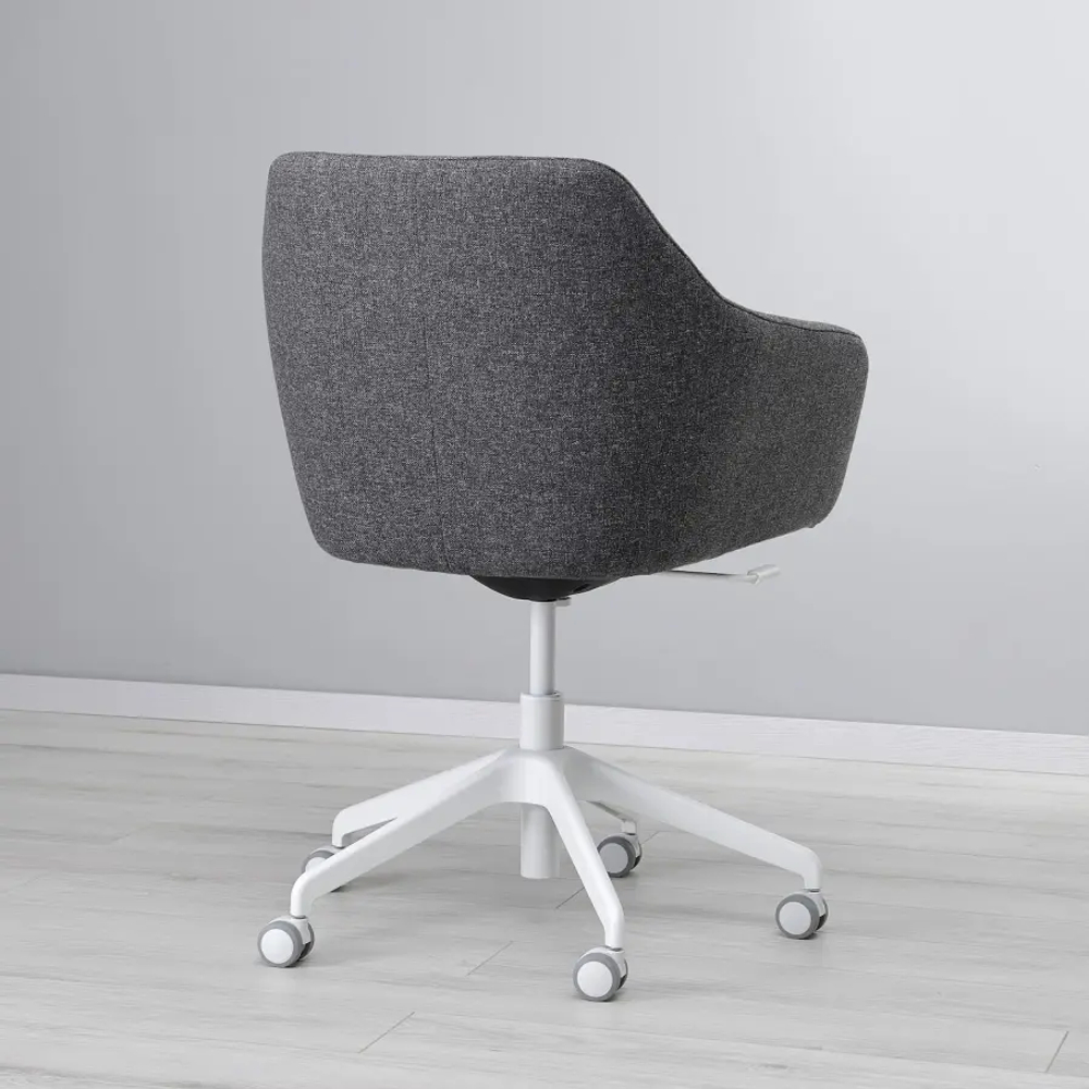 Офисный стул - IKEA TOSSBERG/LÅNGFJÄLL/LANGFJALL/ТОССБЕРГ/ЛОНГФЬЕЛЛЬ ИКЕА, 67х57х67 см, темно-серый