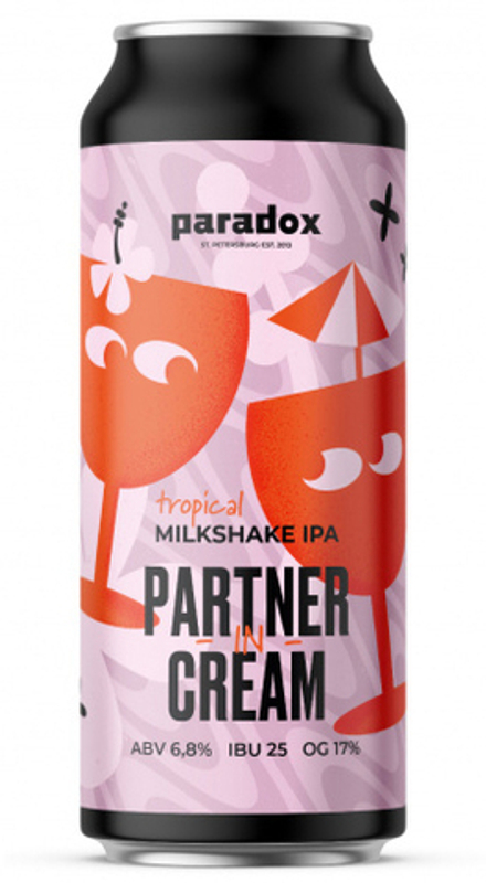 Пиво Парадокс Партнер Ин Крим / Paradox Partner In Cream 0.5 - банка