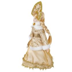 GAEM Снегурочка с ёмкостью для конфет, L18 W13 H36 см