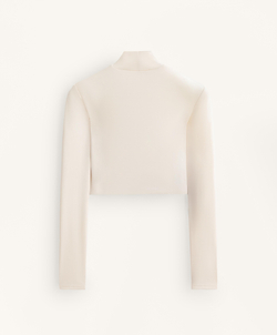 Oysho Футболка с длинным рукавом, экрю