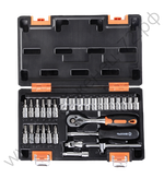 Набор инструментов ВИХРЬ, 1/4", 29 предм, кейс