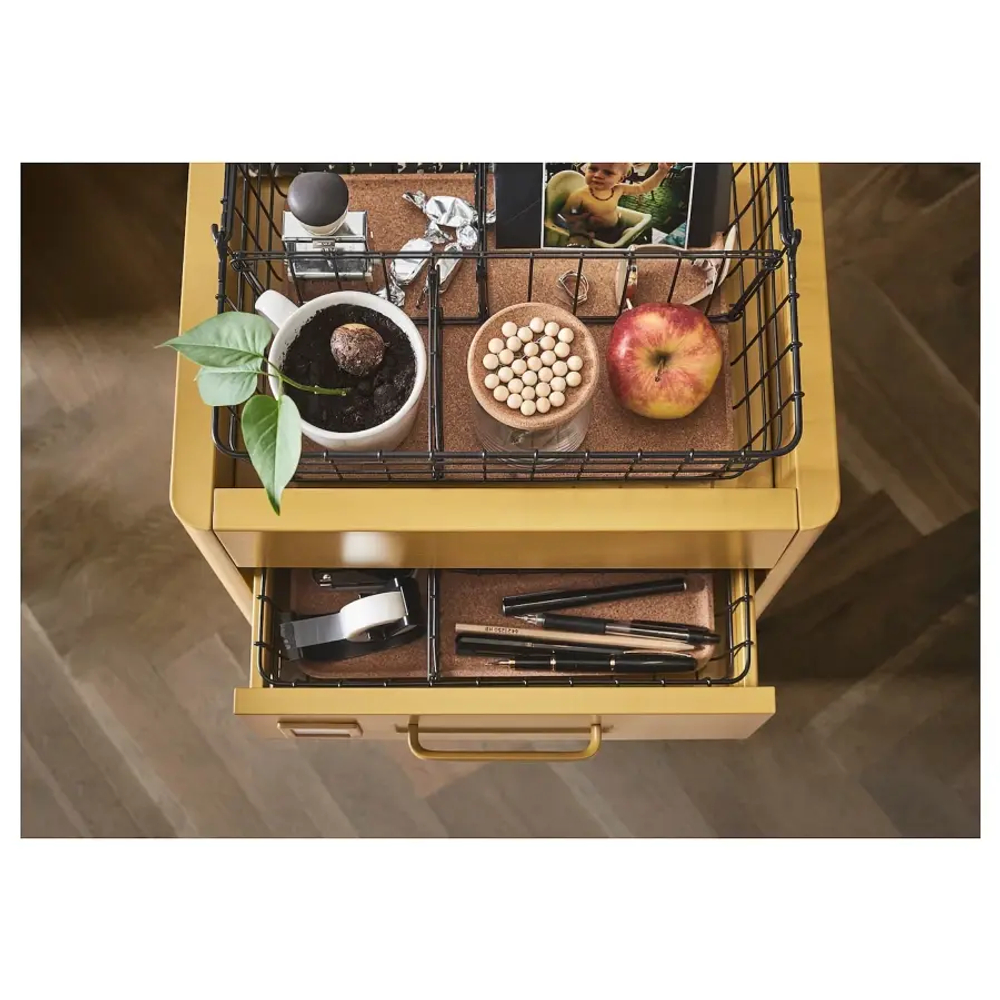 Тумба с ящиками на колесах - IKEA IDASEN/IDÅSEN, 42x61 см, золотисто-коричневый ИДОСЕН ИКЕА
