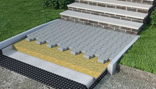 Дренаж под тротуарной плиткой: когда нужен и как сделать