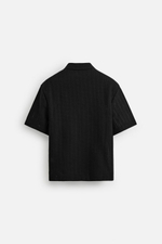 Рубашка jacquard с геометрическим узором