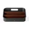 Органайзер bellwood, 29х20 см, черный/орех