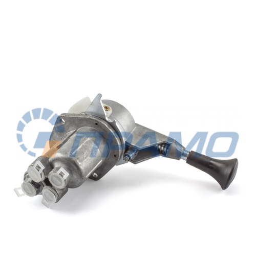 100-3537310 (ПРАМО) Кран стояночного тормоза 4-х выводной для КАМАЗ, МАЗ, ЗИЛ