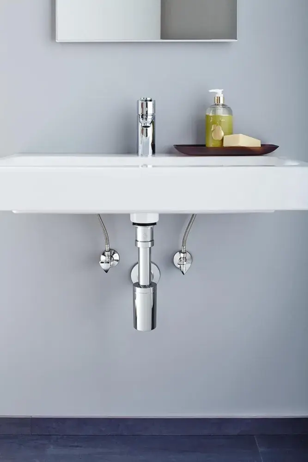 Угловой вентиль GROHE 22951 00M, латунь, хромированный, универсальный, 1/2"
