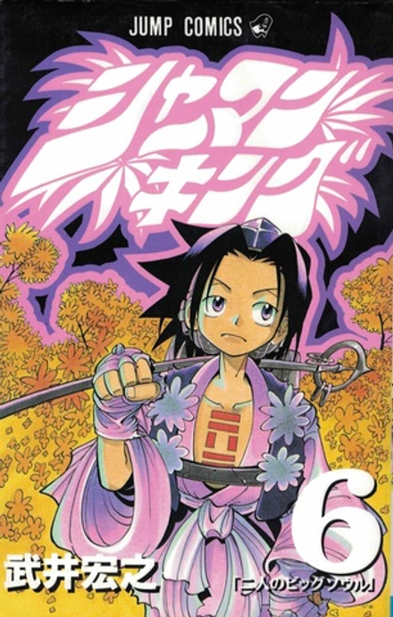 Манга Shaman King на японском. Том 6