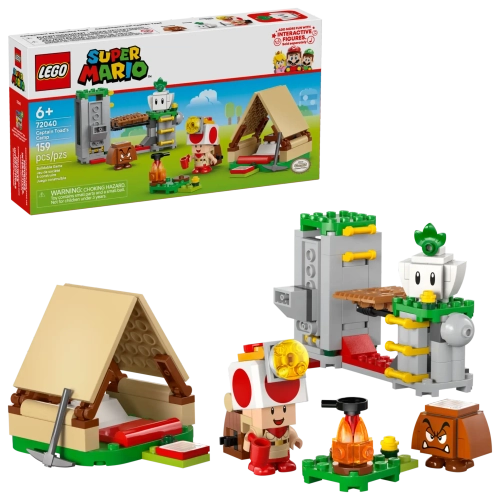 Конструктор LEGO Super Mario 72040 Лагерь капитана Тоуда
