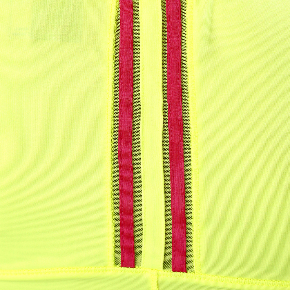 Женская теннисная майка Lucky in Love V-Neck Ruche Tank Top Special Edition Women - Neon Yellow