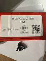 16ER AG60 ZP370 резьбовая пластина для нарезания наружной резьбы с профилем 60