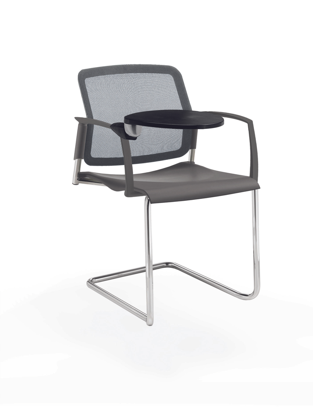 Movie стул на кантилевере со спинкой-сеткой