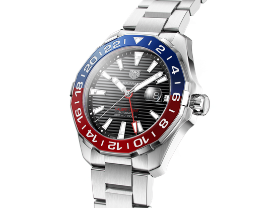 Мужские механические часы Aquaracer GMT Calibre 5 WAY201A.BA0927 TAG Heuer главный
