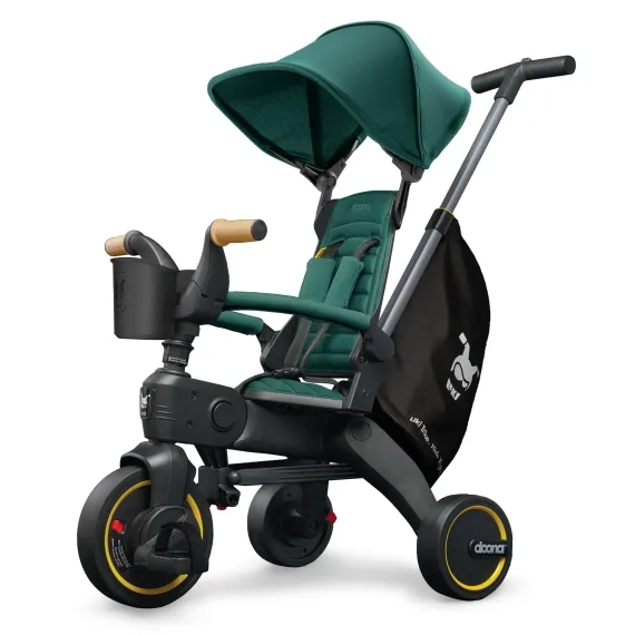 Складной трехколесный велосипед Doona Liki Trike S5, Racing Green