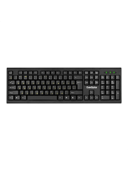 Exegate EX298905RUS Комплект беспроводной ExeGate Professional Standard Combo MK200 (клавиатура полноразмерная влагозащищенная 104кл. + мышь оптическая 1200dpi, 3 кнопки и колесо прокрутки; USB, радио