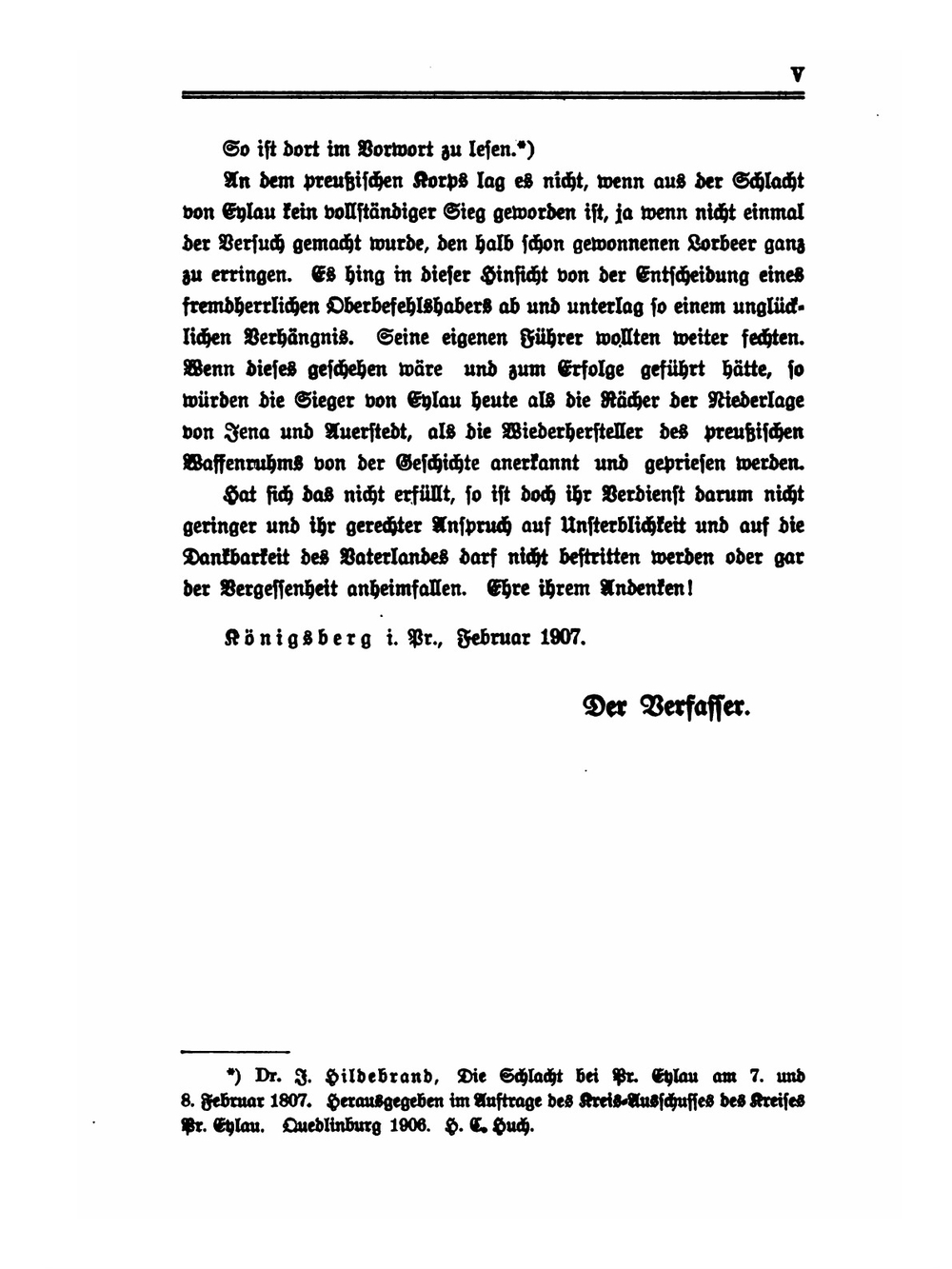 Von Jena Bis Pr. Eylau. Des Alten Preussischen Heeres Schmach Und Ehrenrettung | Colmar Goltz