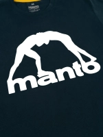Футболка MANTO VIBE 25 Темно-синий и белый