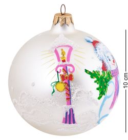 Элита НФШ-1663/3 Ел.украшение Шар «Снеговик» 100 мм