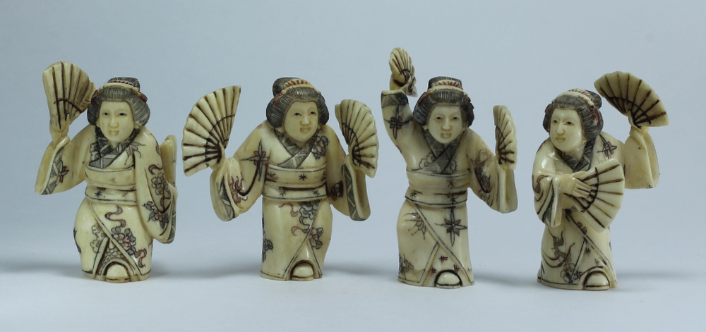 Набор нэцкэ Самураи