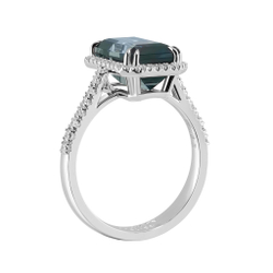 Кольцо с Турмалином и Бриллиантами, R0070-13/1