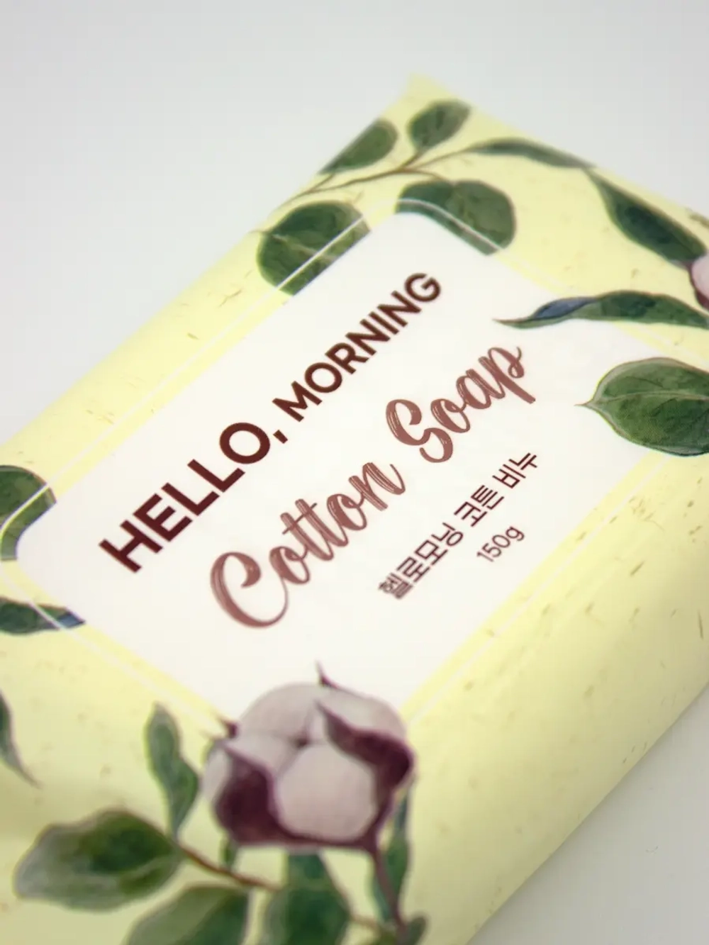 GRACE DAY - МЫЛО ПАРФЮМИРОВАННОЕ С АРОМАТОМ ХЛОПКА HELLO MORNING COTTON SOAP, 150 ГР