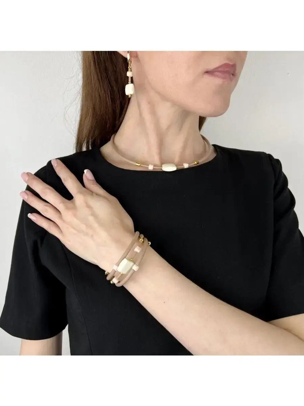 Серьги бижутерия из муранского стекла