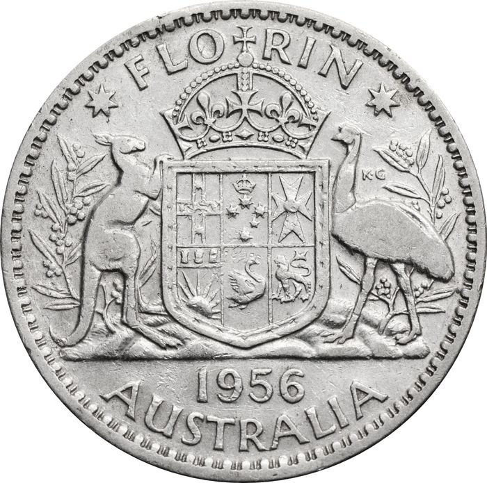 1 флорин 1956 Австралия