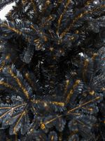 Искусственная черная елка «Одри» (Литая+пвх) от 1.2 до 3 м