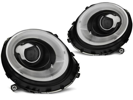 Фары передние TUBE LIGHTL BLACK для BMW MINI (COOPER) 06-14