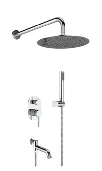 403564 Встроенный смес для душа с 3-функ. (ХРОМ) ViEiR  (6/1шт)