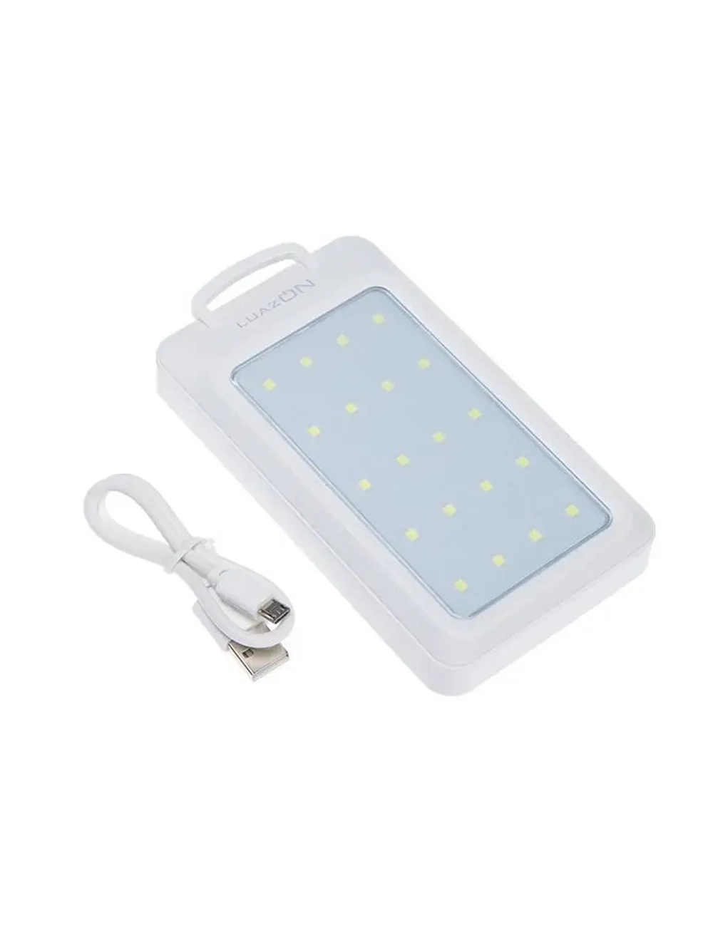 Внешний аккумулятор Luazon PB-09, 7000 мАч, 2хUSB, microUSB,