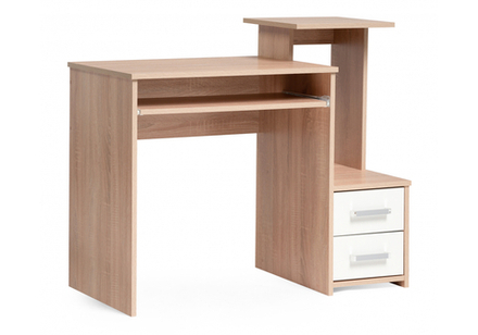Компьютерный стол Woodville Джаз-24, правый, дуб сонома