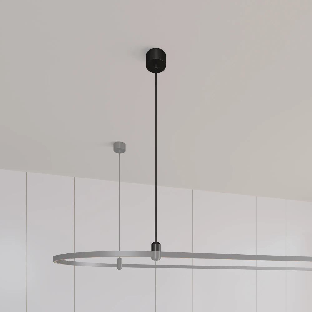 Подвес жесткий с питанием ART-APRIORI-ROD-A-L400-POWER (BK) (Arlight, IP20 Металл, 3 года) 039636