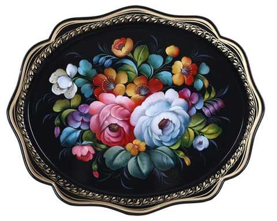 Zhostovo metal tray A15D180526241