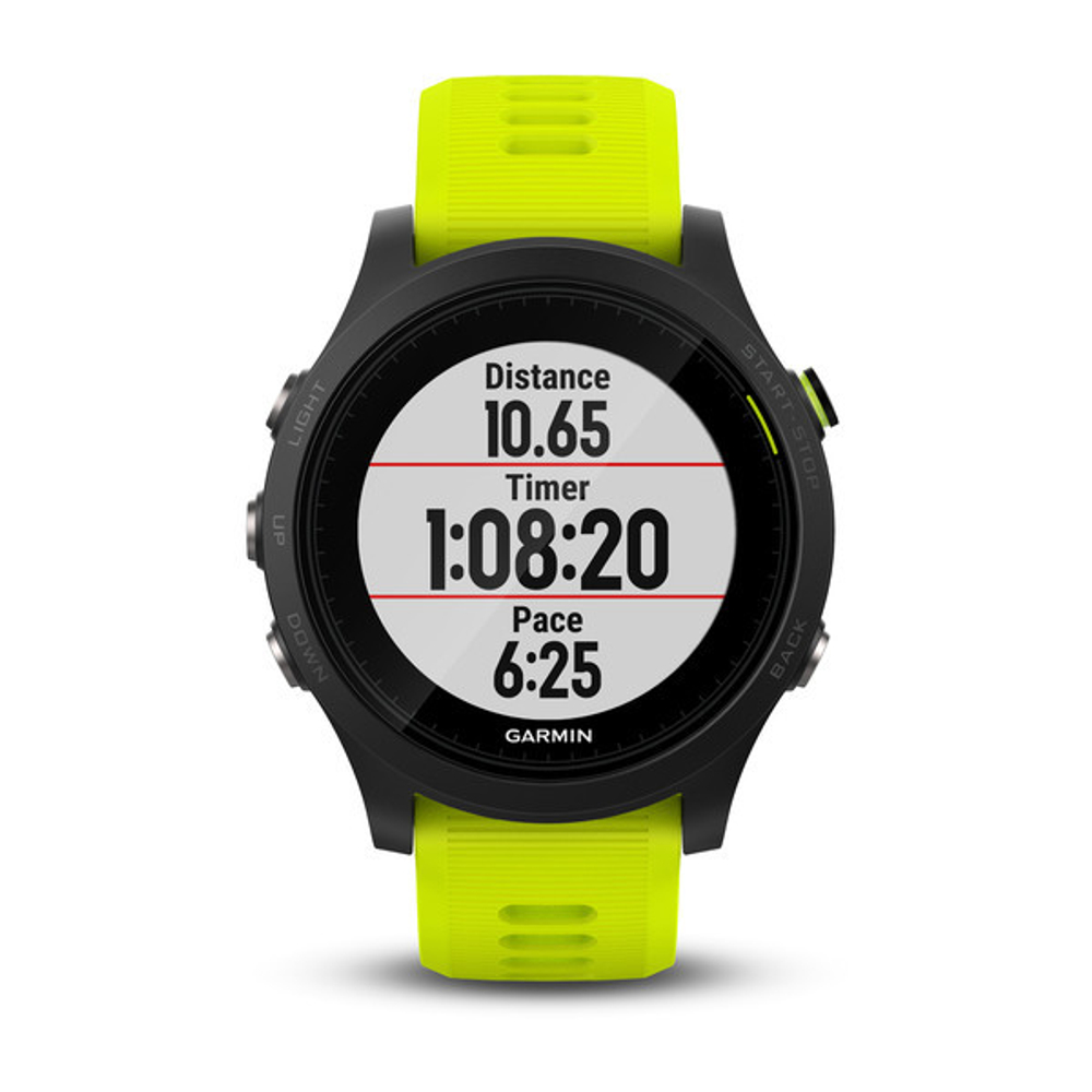 Умные часы Garmin Forerunner 935 HRM-Tri черно-зеленые (010-01746-06)