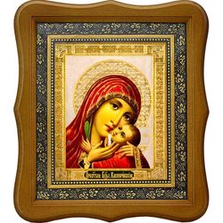 Касперовская икона Божьей Матери на холсте.