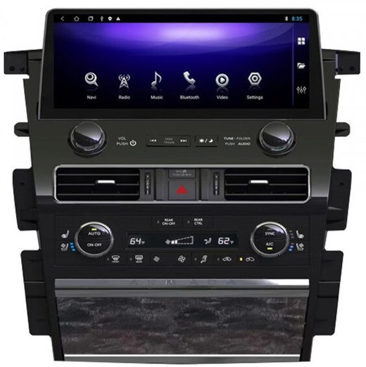 Магнитола Infiniti QX80 2013-2019, QX56 2010-2013 - Parafar PF803L12 монитор 12.3", Android 12, 6+128Гб, CarPlay, SIM-слот